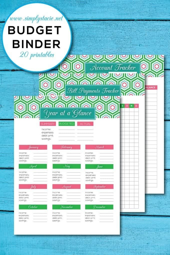 8 Best Images of Free Printable Budget Binder Sheets