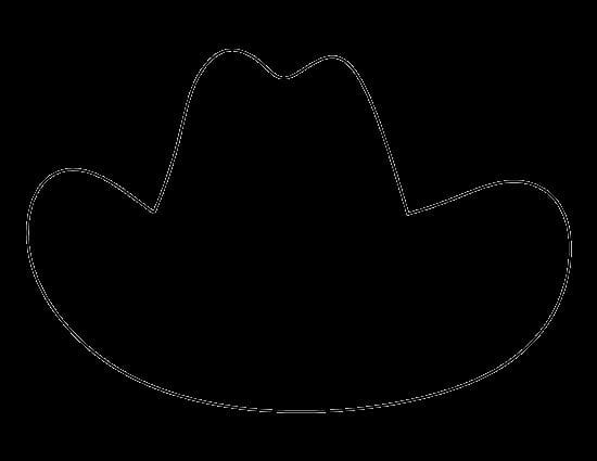 Printable Cowboy Hat Template