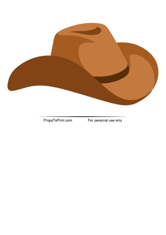 Cowboy Hat Printable Template