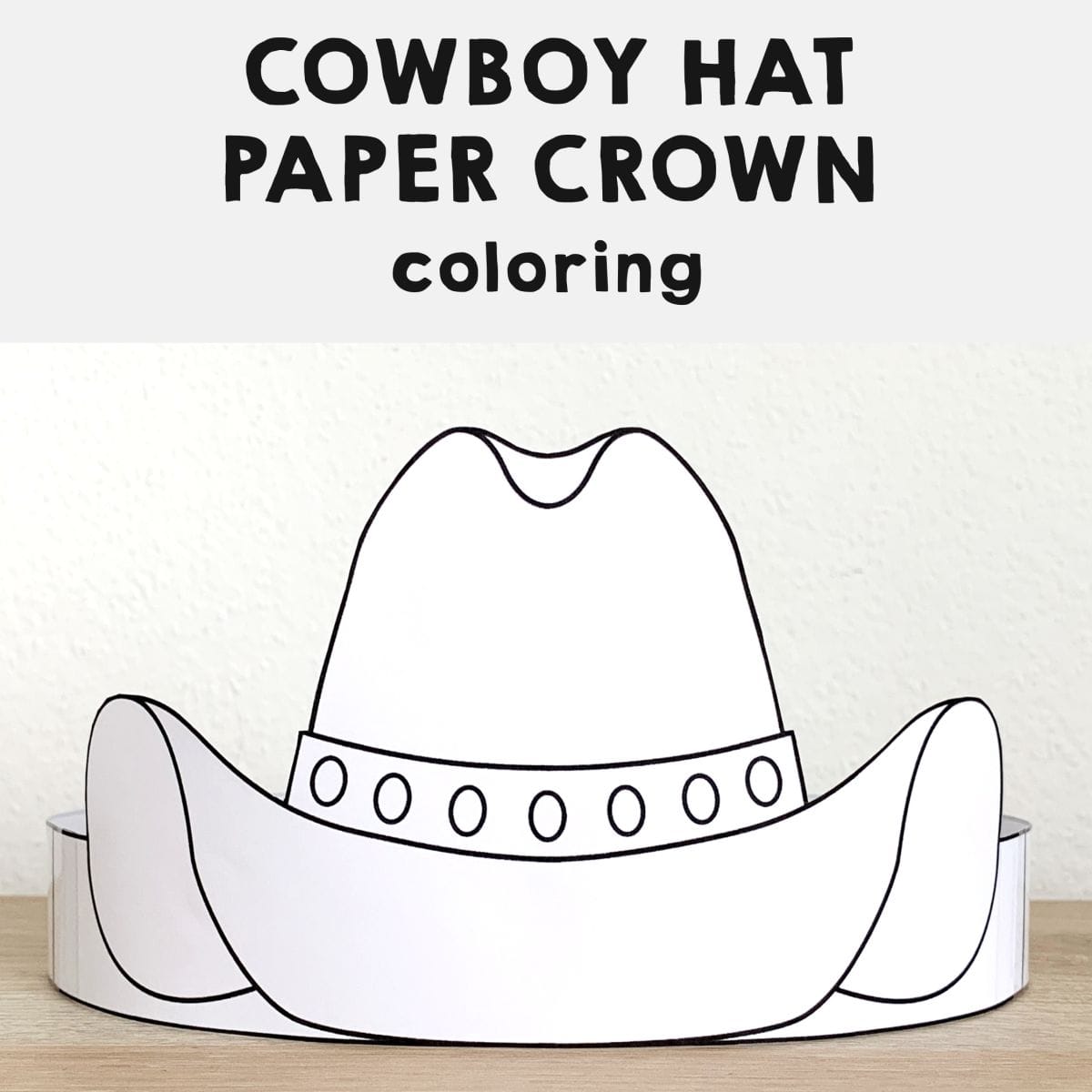 Cowboy Hat Outline Printable