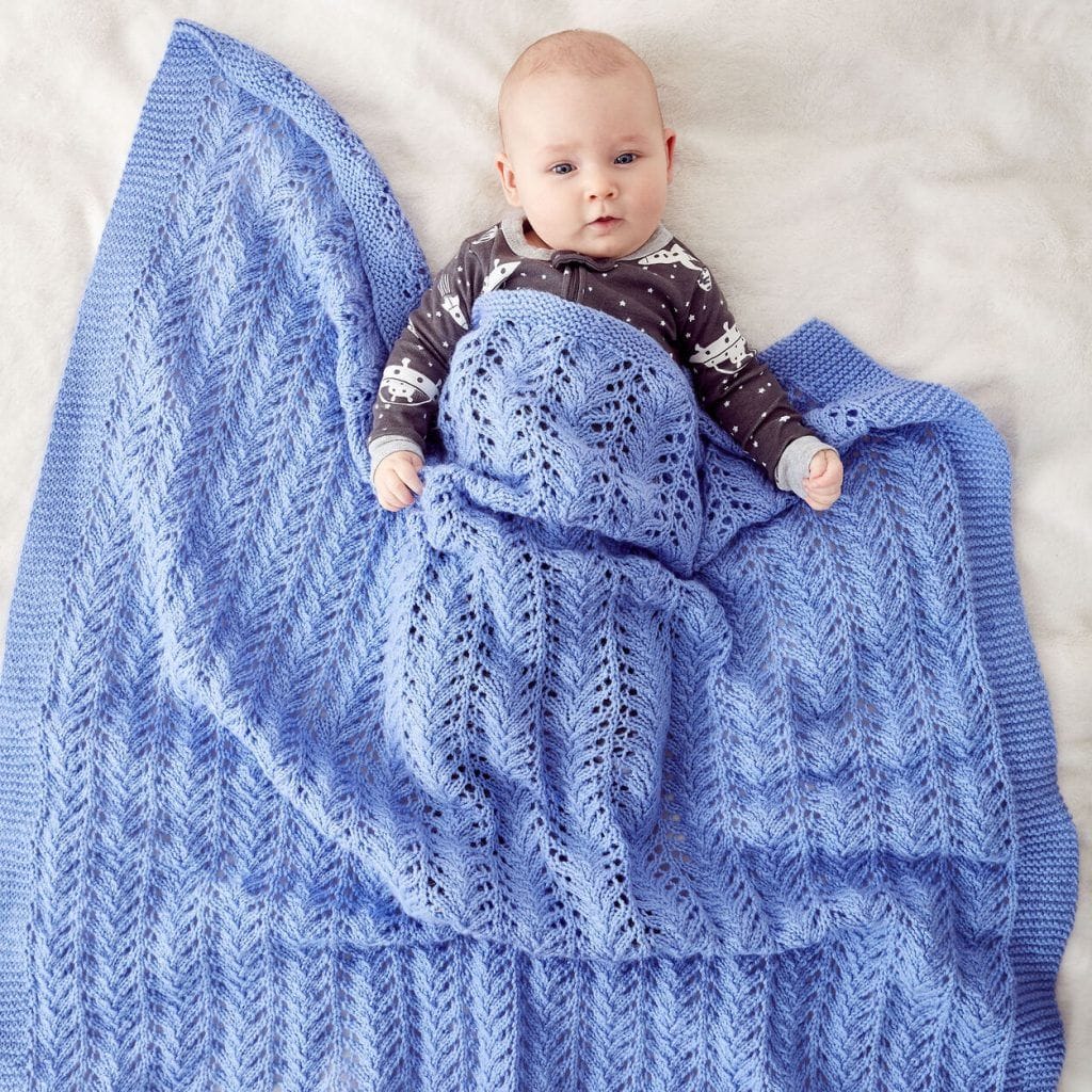 4 Row Repeat Baby Blanket Knitting Patterns