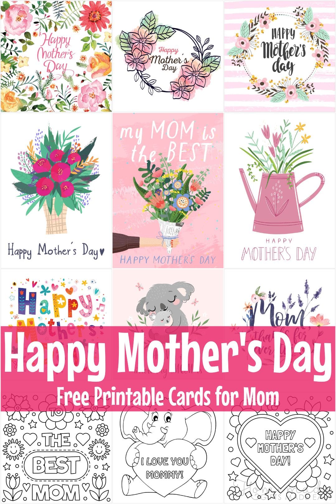 Mothers Day Handprint Printables