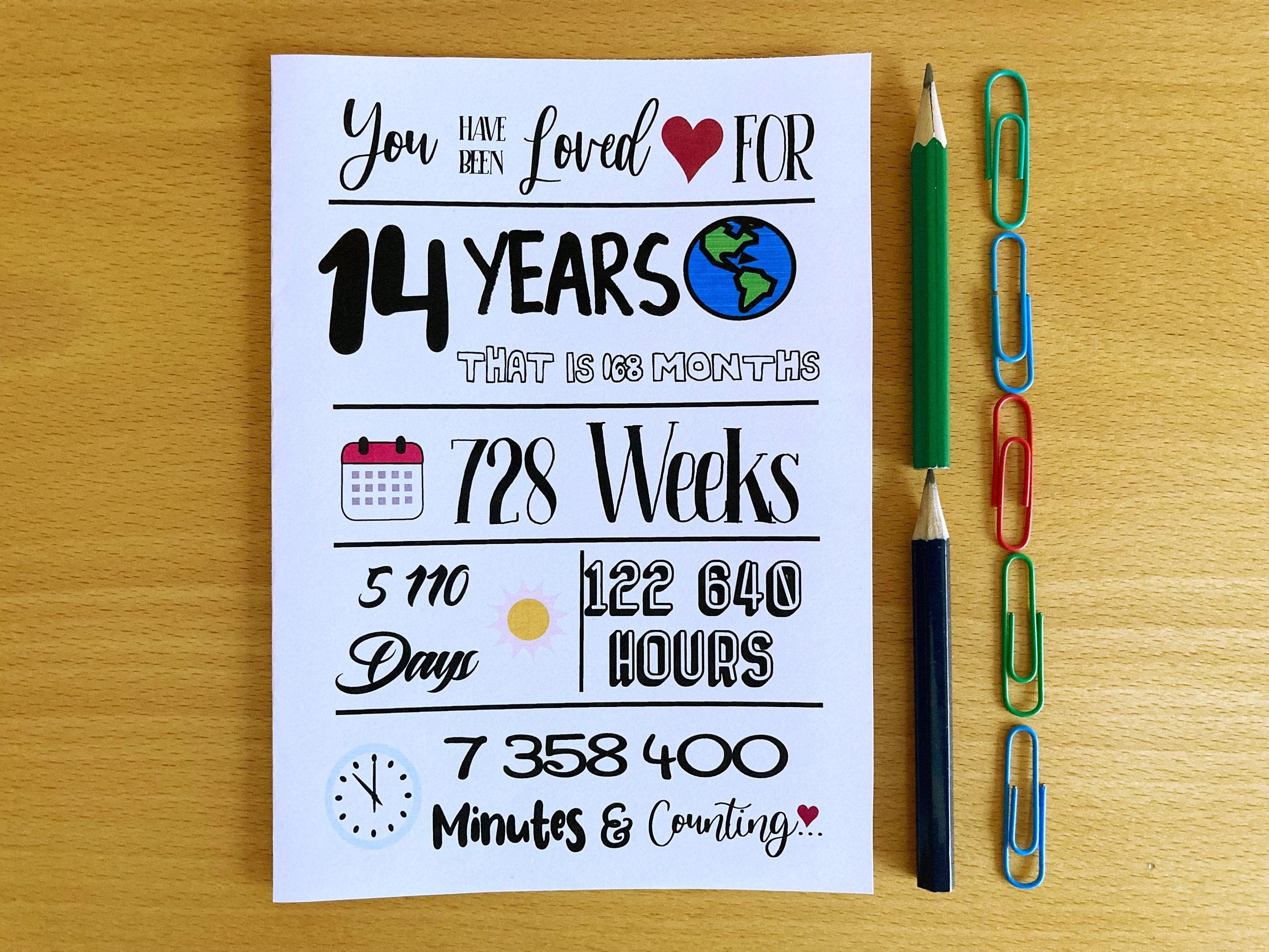 8 Fantastic Printable Birthday Cards for 14 Year Olds (free