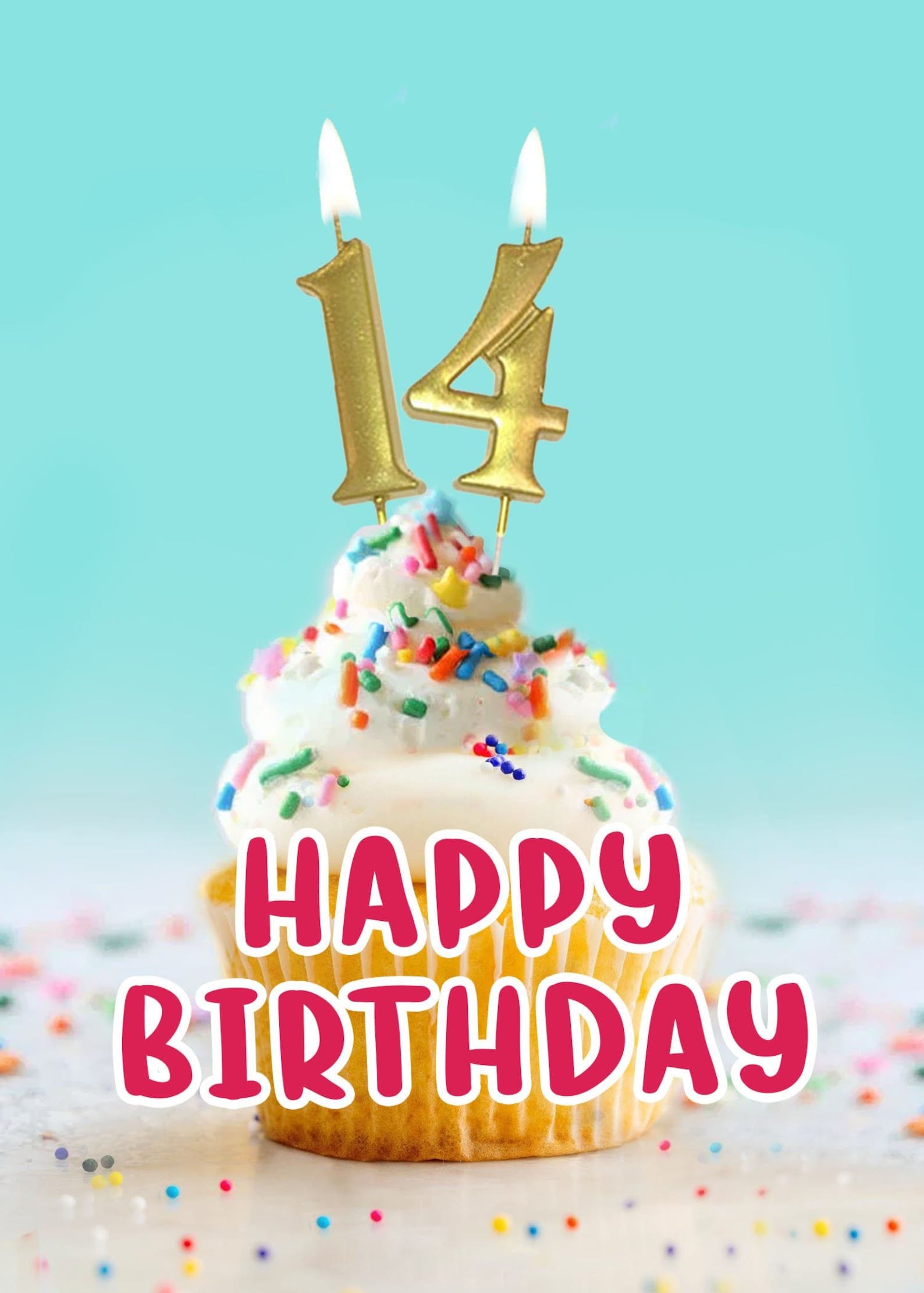 Free Printable Happy 14th Birthday Cards 2024