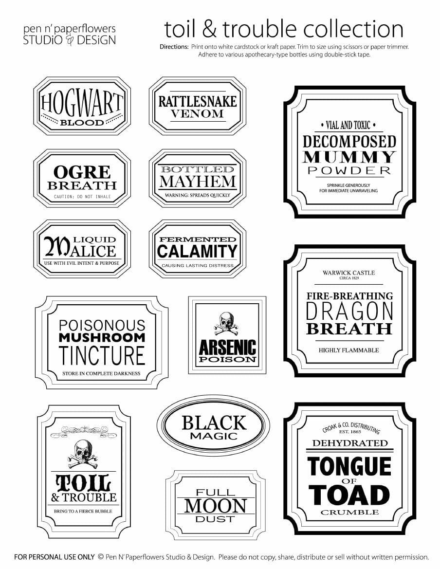 12+ Free Apothecary Labels Template: A Guide to Crafting Vintage