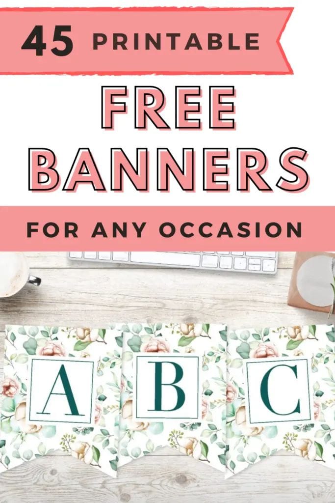 Easy Printable Banner for Any Occassion!