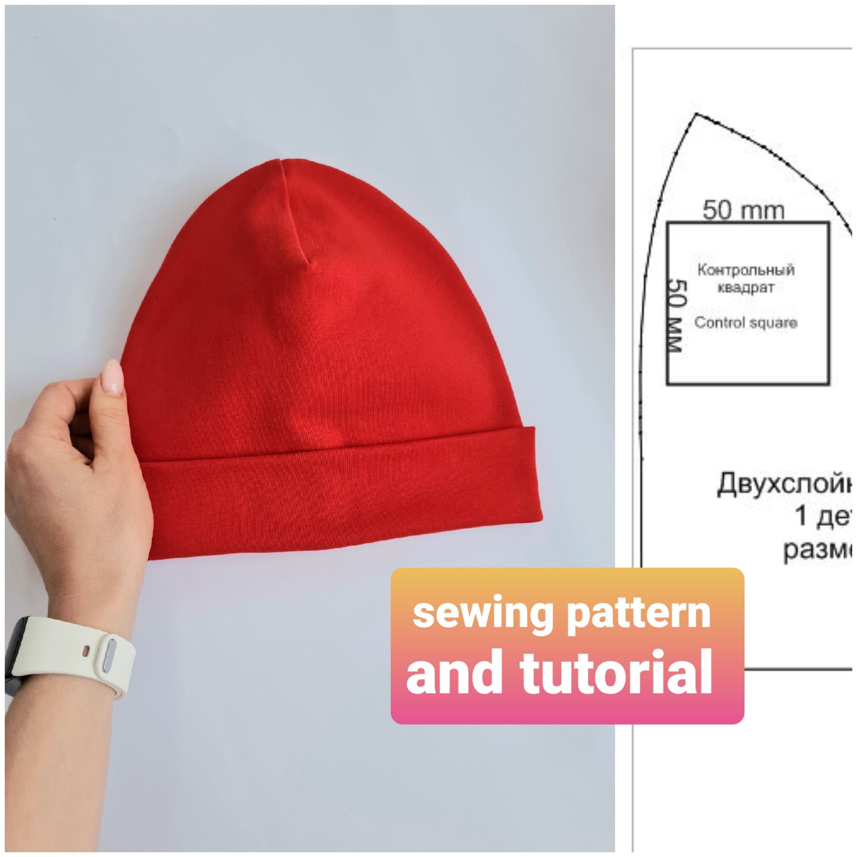 Printable Free Beanie Sewing Pattern