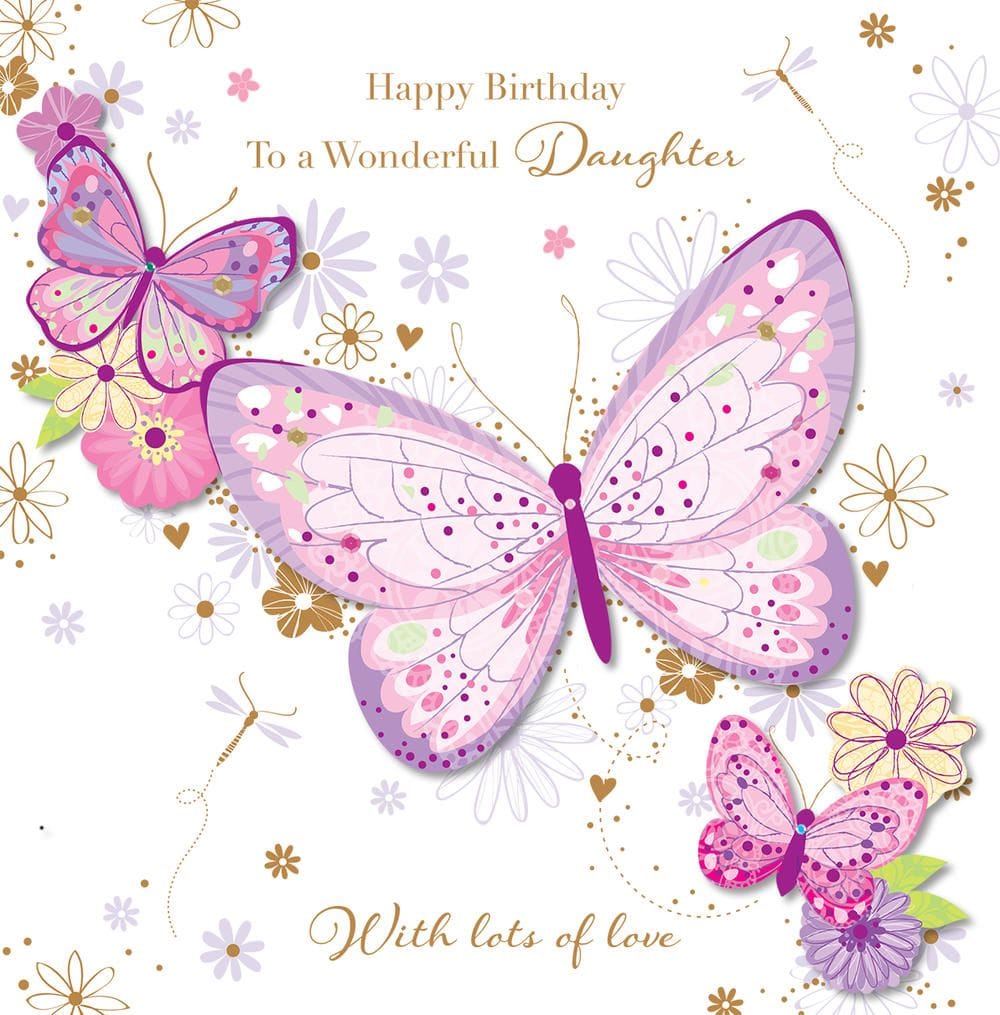 birthday card for daughter card design template lovely daughter