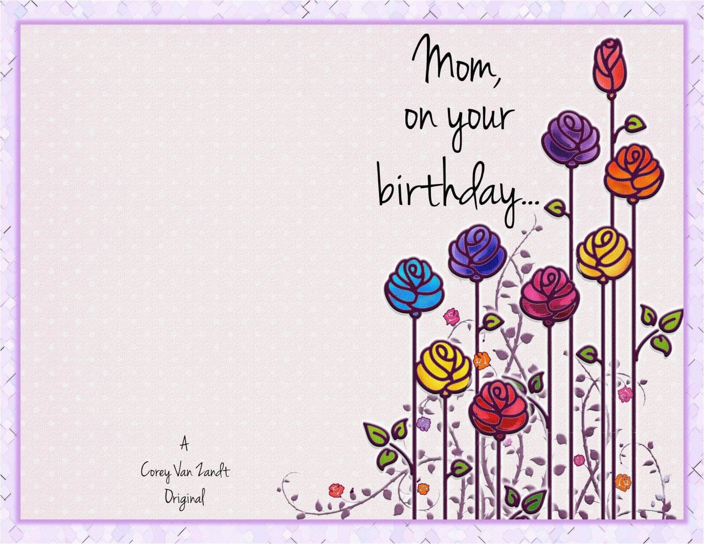 28 Awsome Printable Birthday Cards for Mom (free) PRINTBIRTHDAY