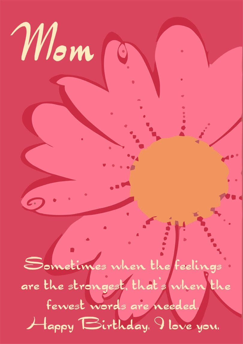 Free Printable Birthday Cards For Mom