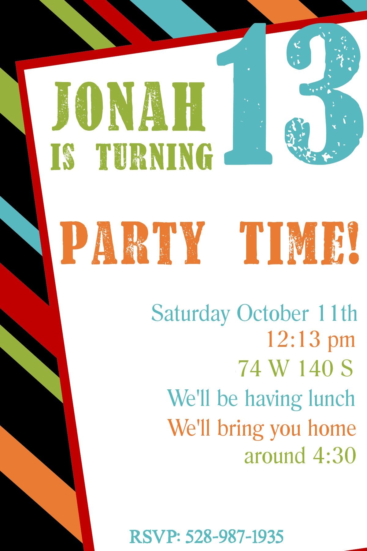 Free Printable Birthday Party Invitations