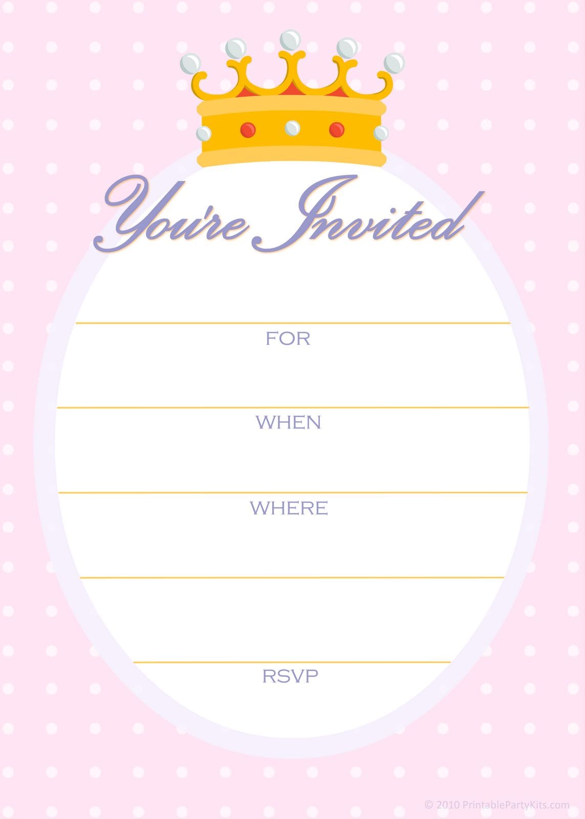 Fill in the Blank Birthday Party Invitation {Printable}