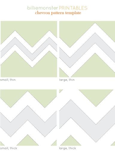 Free Chevron Pattern Templates!