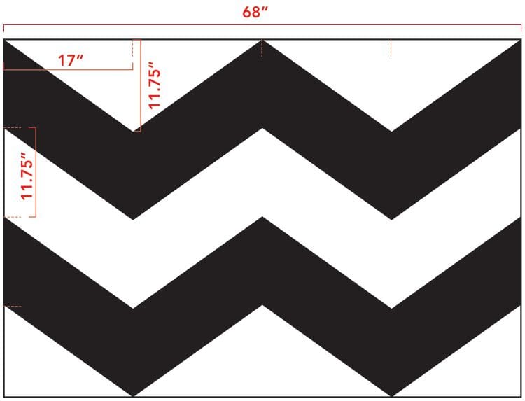 8 Best Chevron Template Printable Full Page