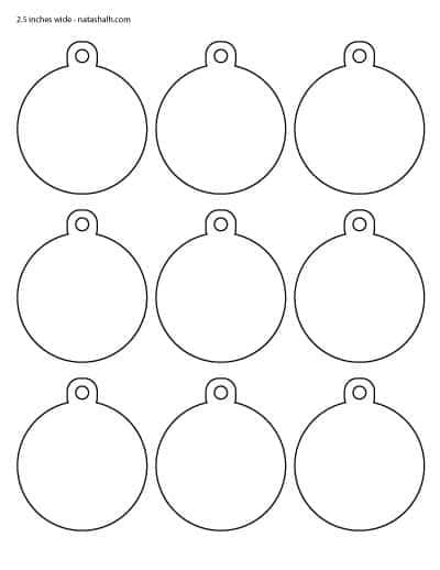 Printable Christmas Ornaments