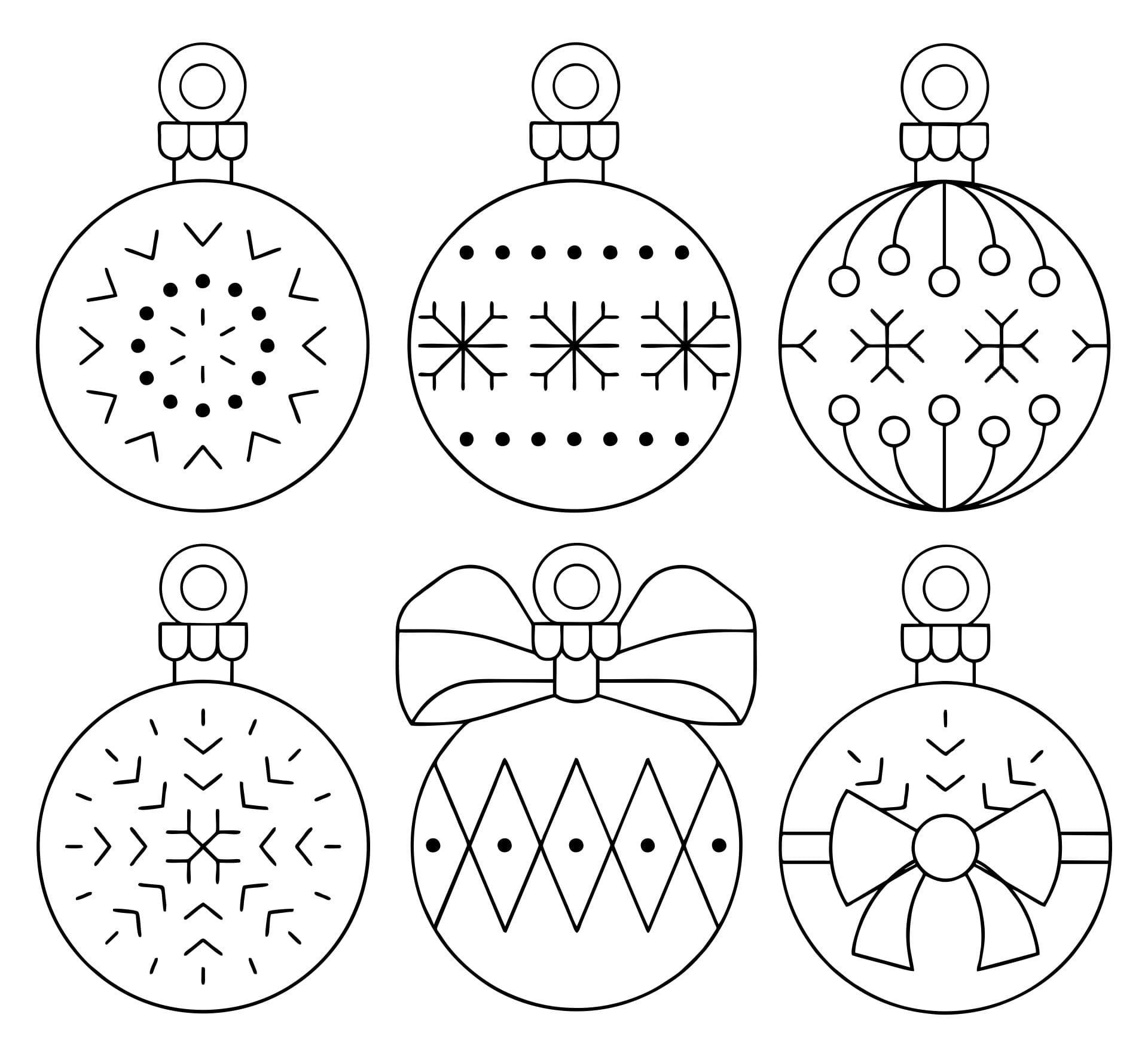 15 Best Free Printable Christmas Ornament Templates PDF for Free at