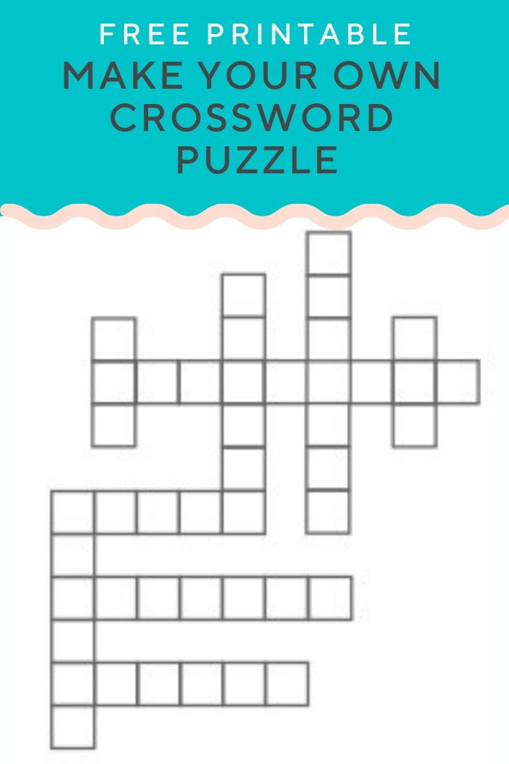 Free crossword puzzle maker printable