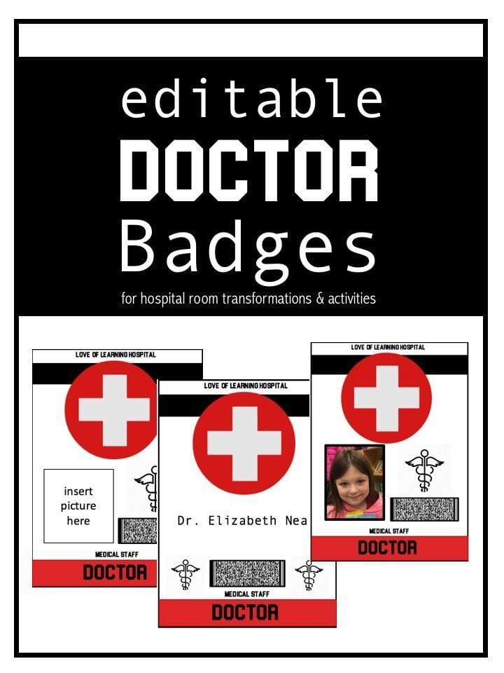 Printable Doctor Badge For Kids