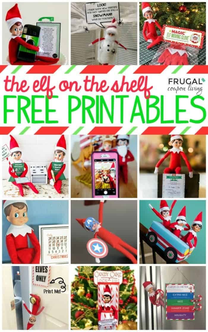 Free Elf on the Shelf Printables