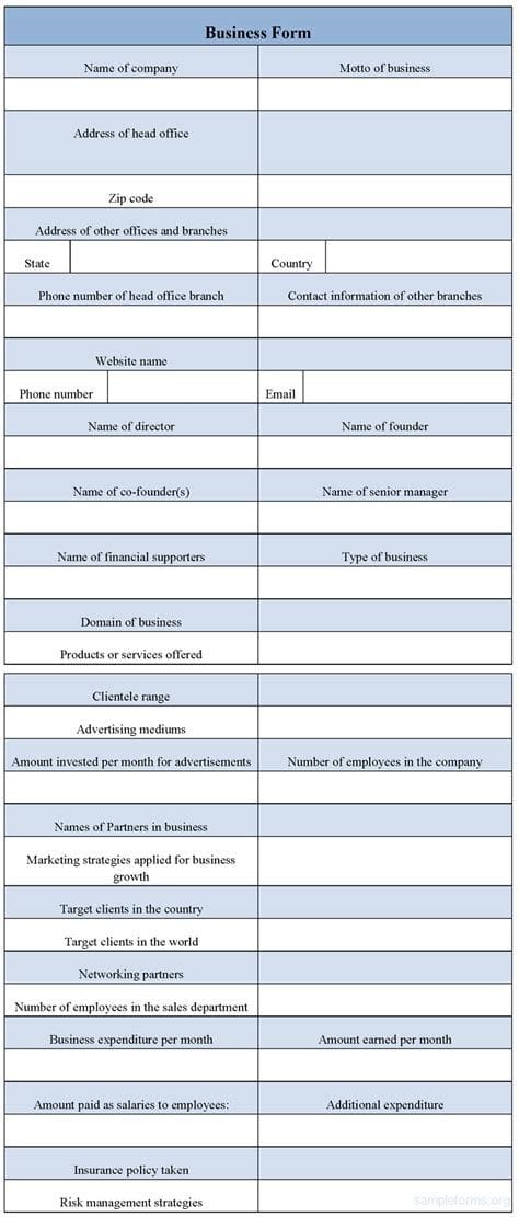 Personal Financial Forms Free Printable