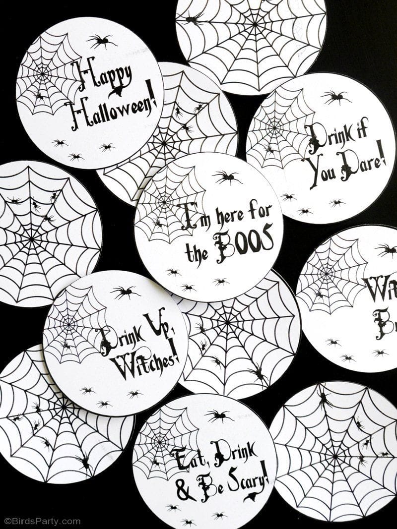 Quick Easy Halloween Party Crafts with Free Printables