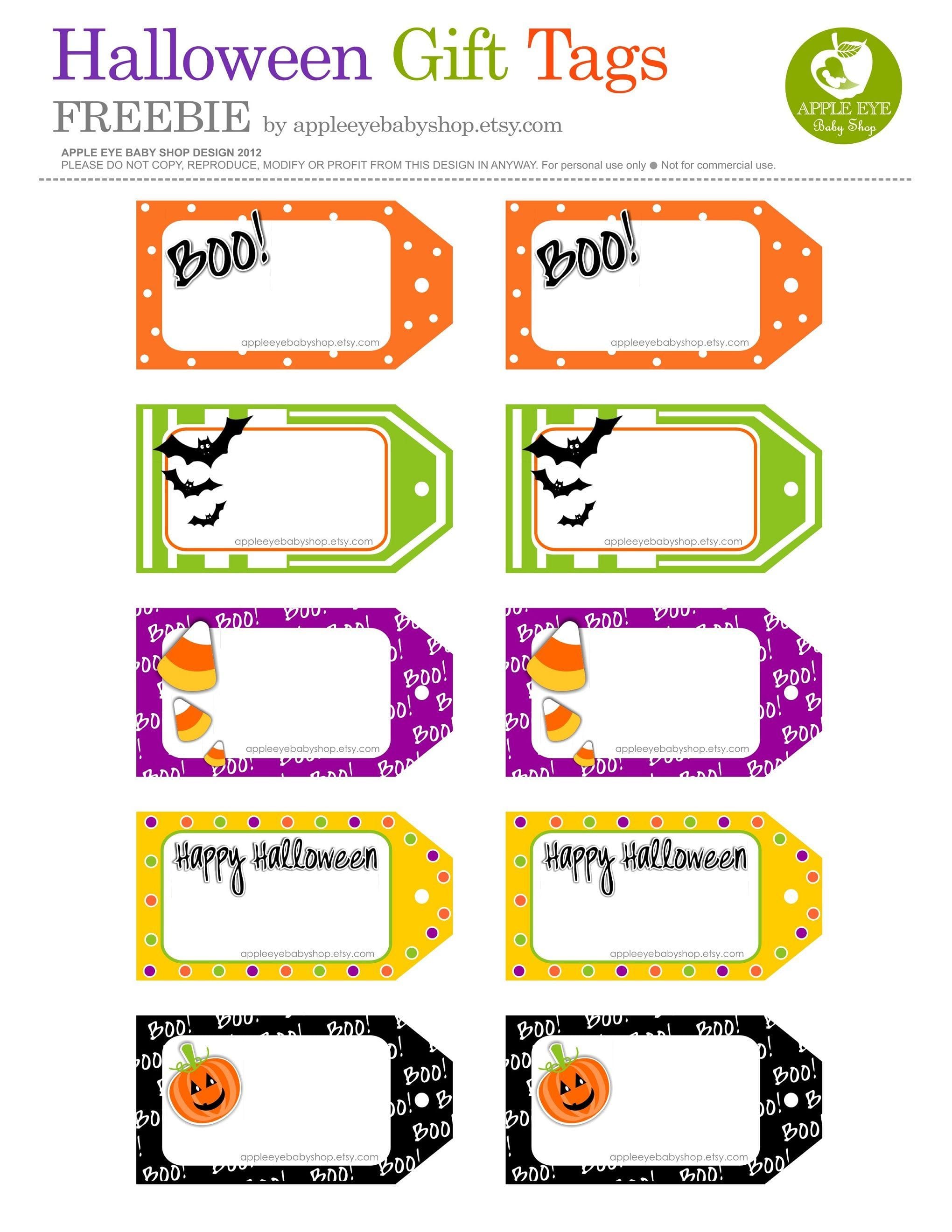 Halloween Gift Tags