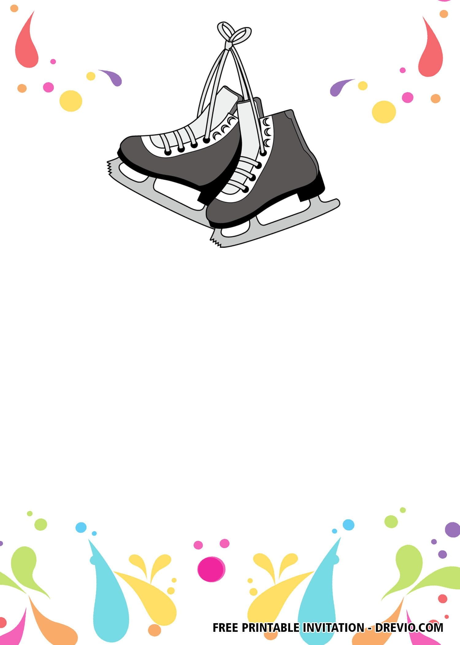 FREE Ice Skating Invitation Templates