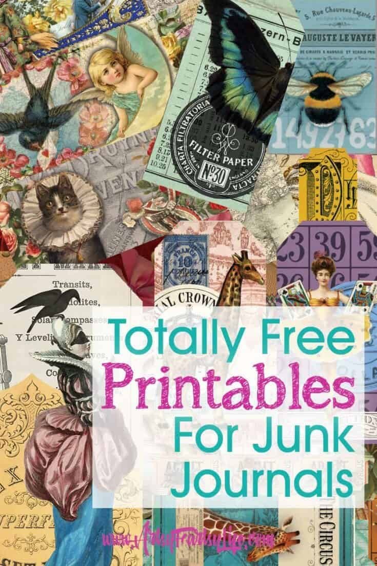 Free Junk Journal Printables Creative ArtnSoul