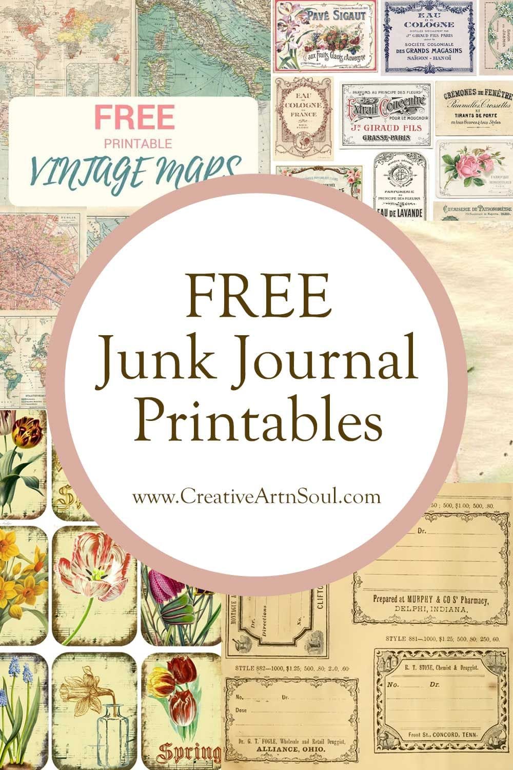 10 Free Junk Journal Printables