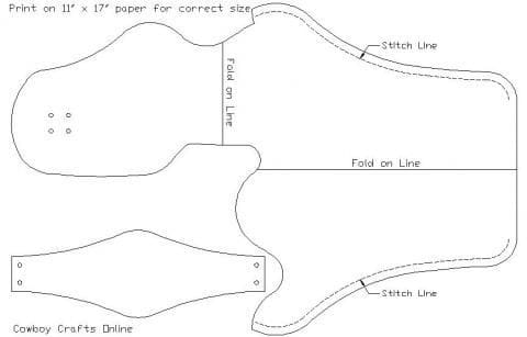 Free Pdf Printable Leather Holster Patterns