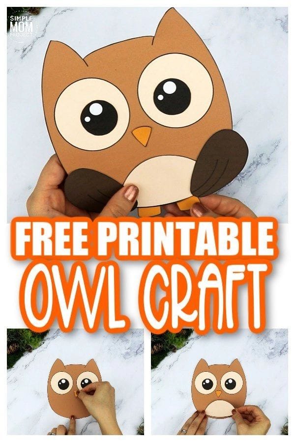 Free Printable Cut and Paste Owl Craft for Kids