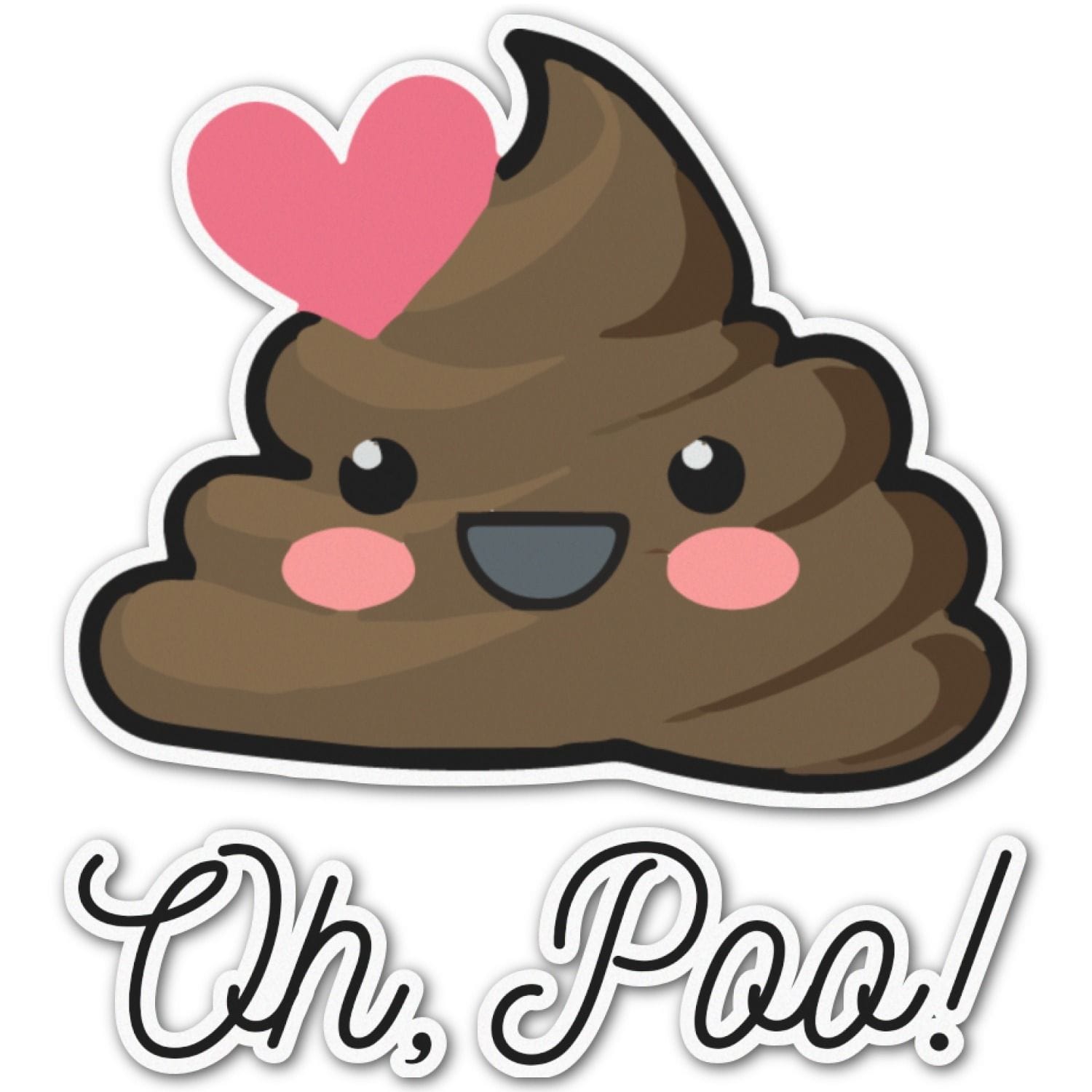 Free Printable: Poop Emoji Sticker Pack