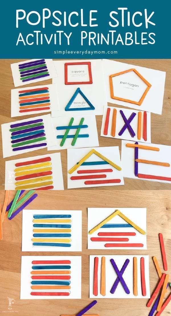 Free Printable Popsicle Stick Shape Templates