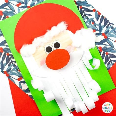 Paper Plate Santa Craft For Kids [FREE Template]