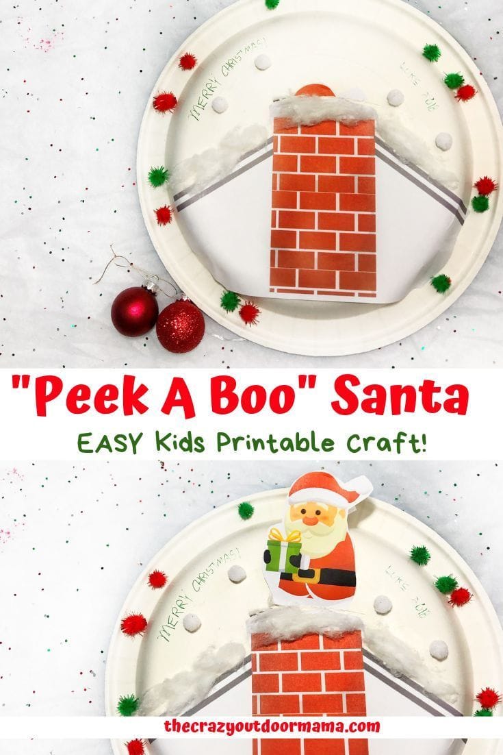 Printable Paper Santa Craft