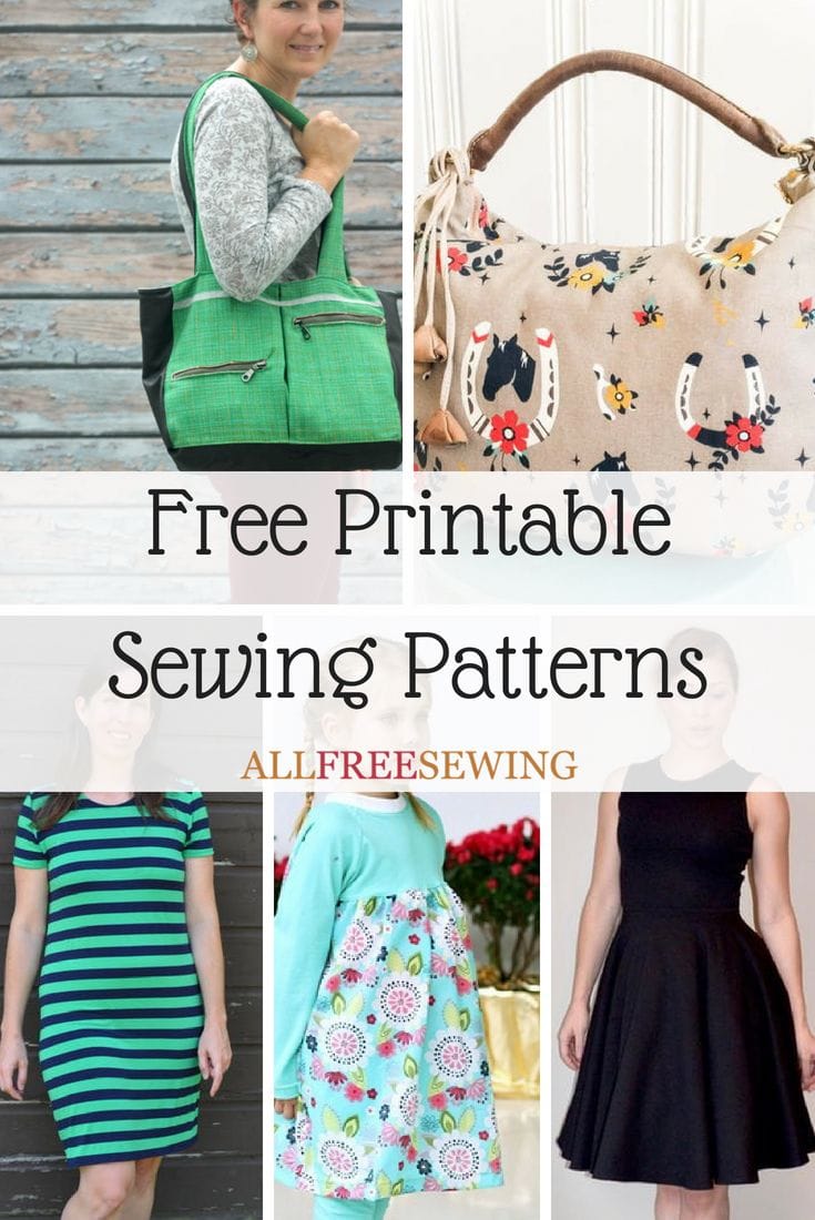 45 Free Printable Sewing Patterns