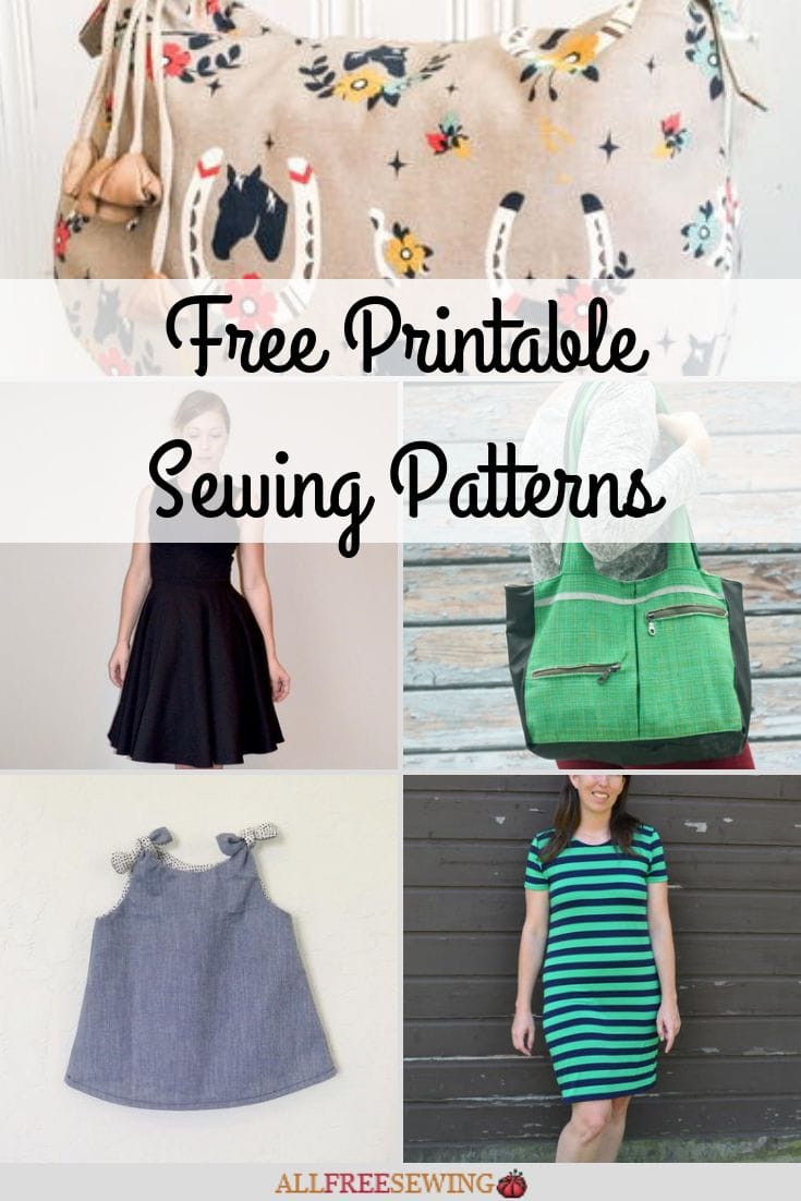 40+ Printable Sewing Patterns for Beginners