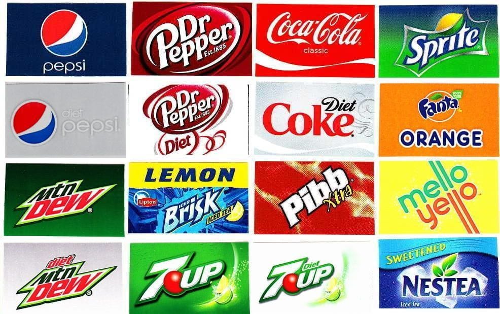 Free Printable Soda Machine Labels