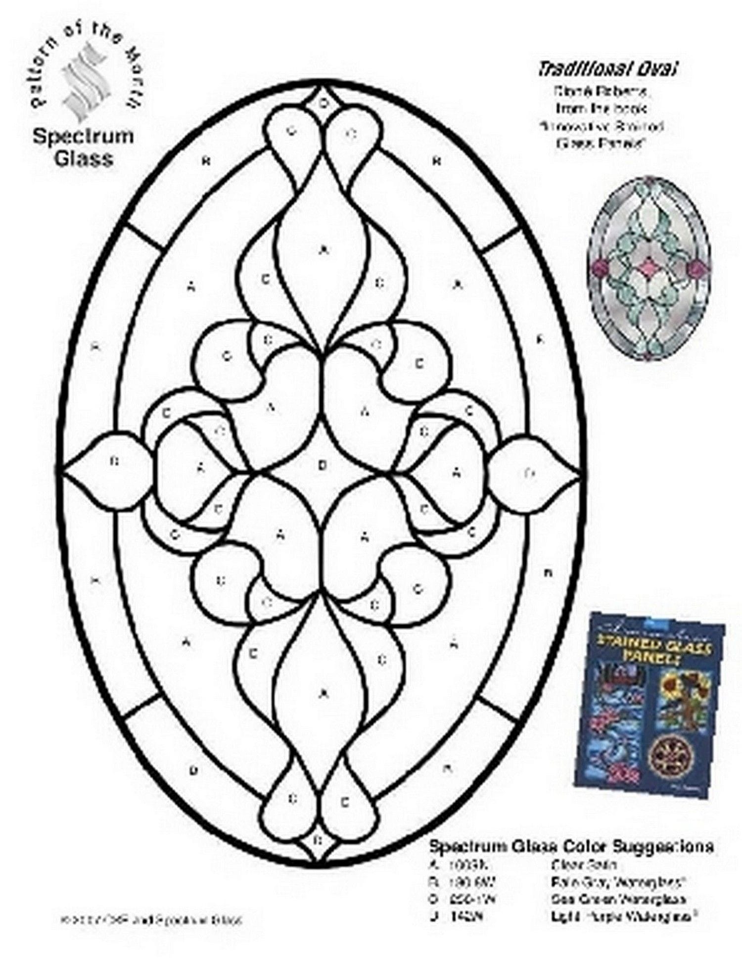 10 best beginner stained glass patterns printable