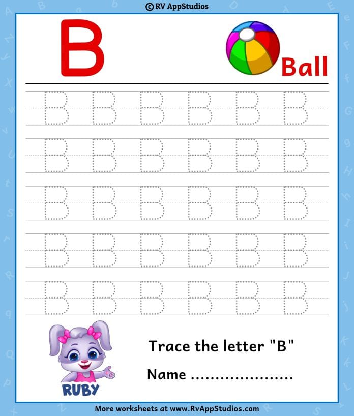 Alphabet Letters Tracing Worksheets