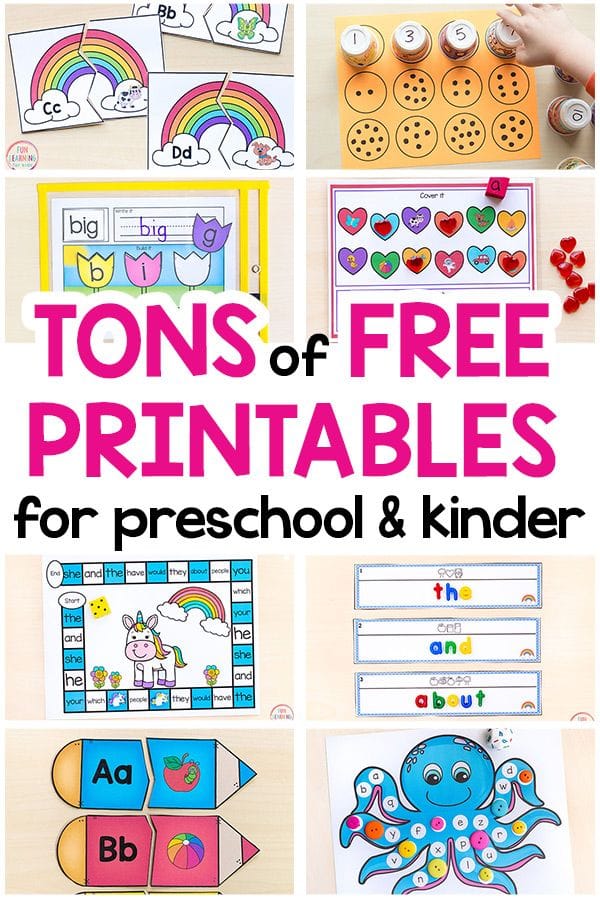 Free Printable Educational Worksheets PDF