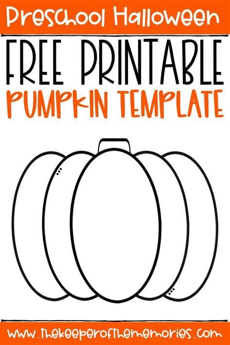 Free Printable Pumpkin Template