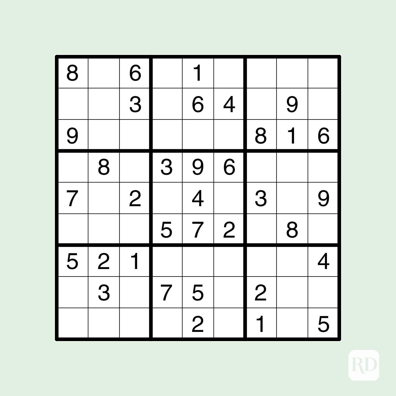 20 Free Printable Sudoku Puzzles for All Levels