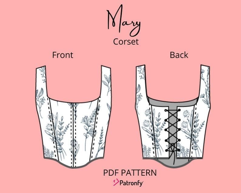 Free Printable Corset Pattern