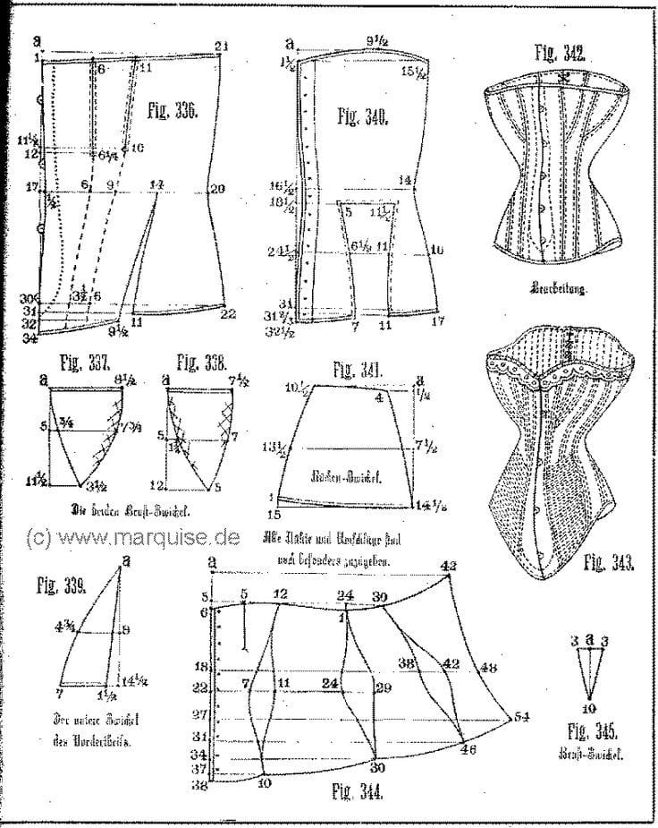 Corset Free Pattern After Last Weeks Episode I Wanted To Revisit The