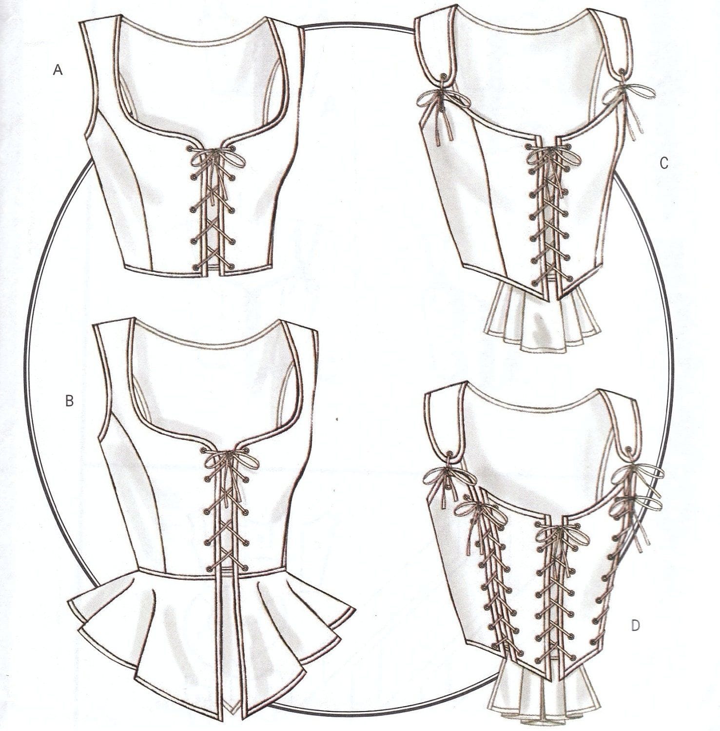 33+ free printable corset top pattern