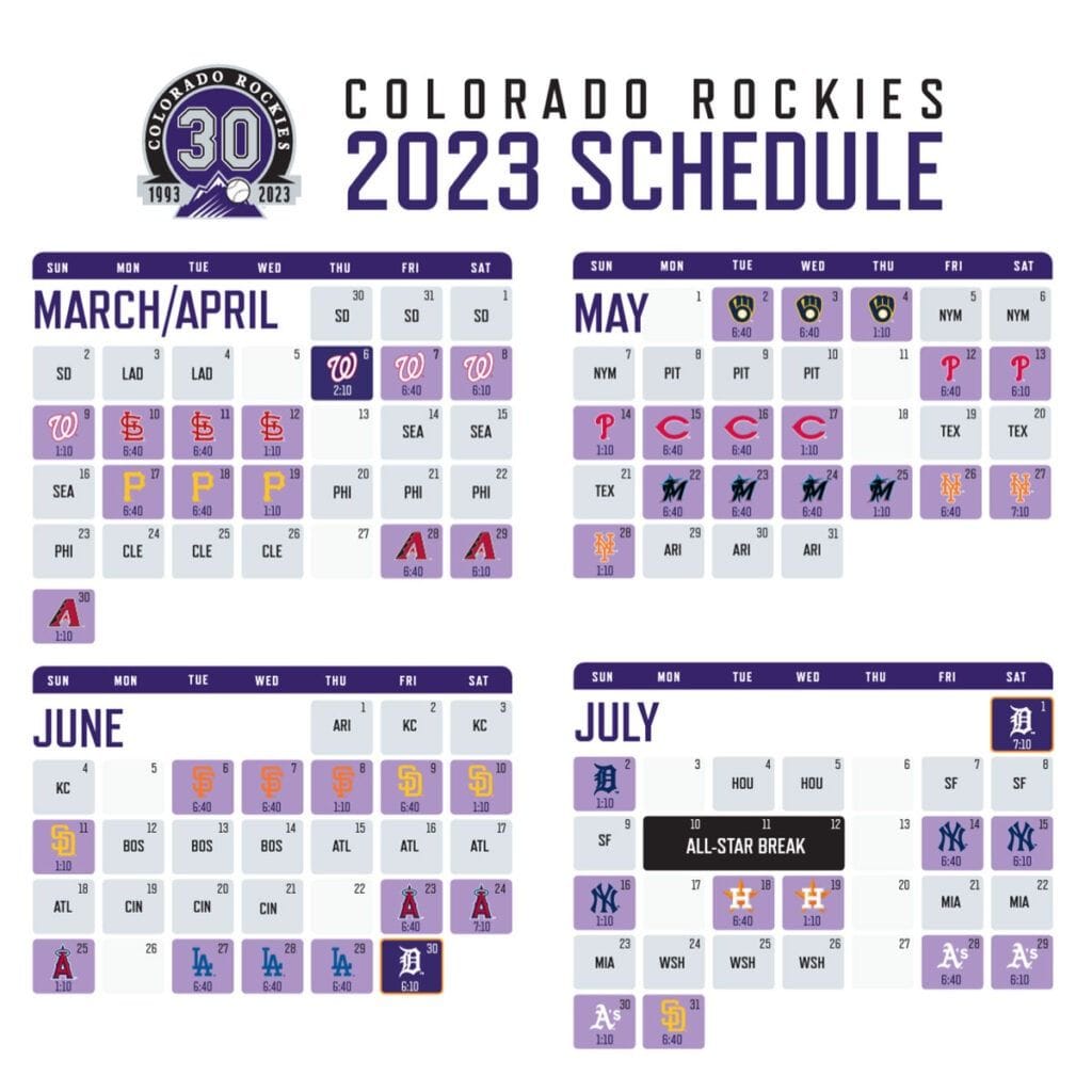 Watch Colorado Rockies in 2023