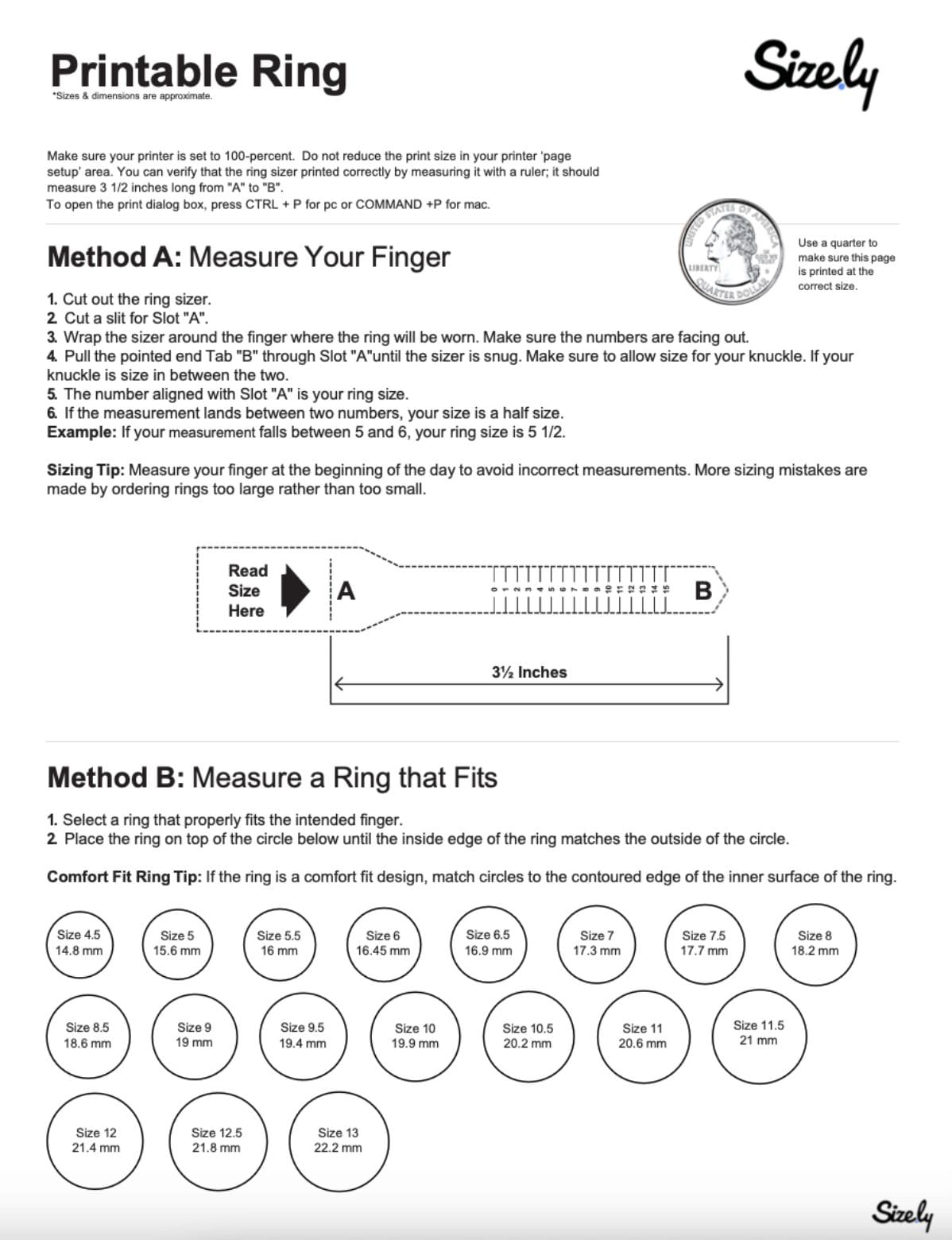 Mens Printable Ring Sizer: A Comprehensive Guide to Finding the