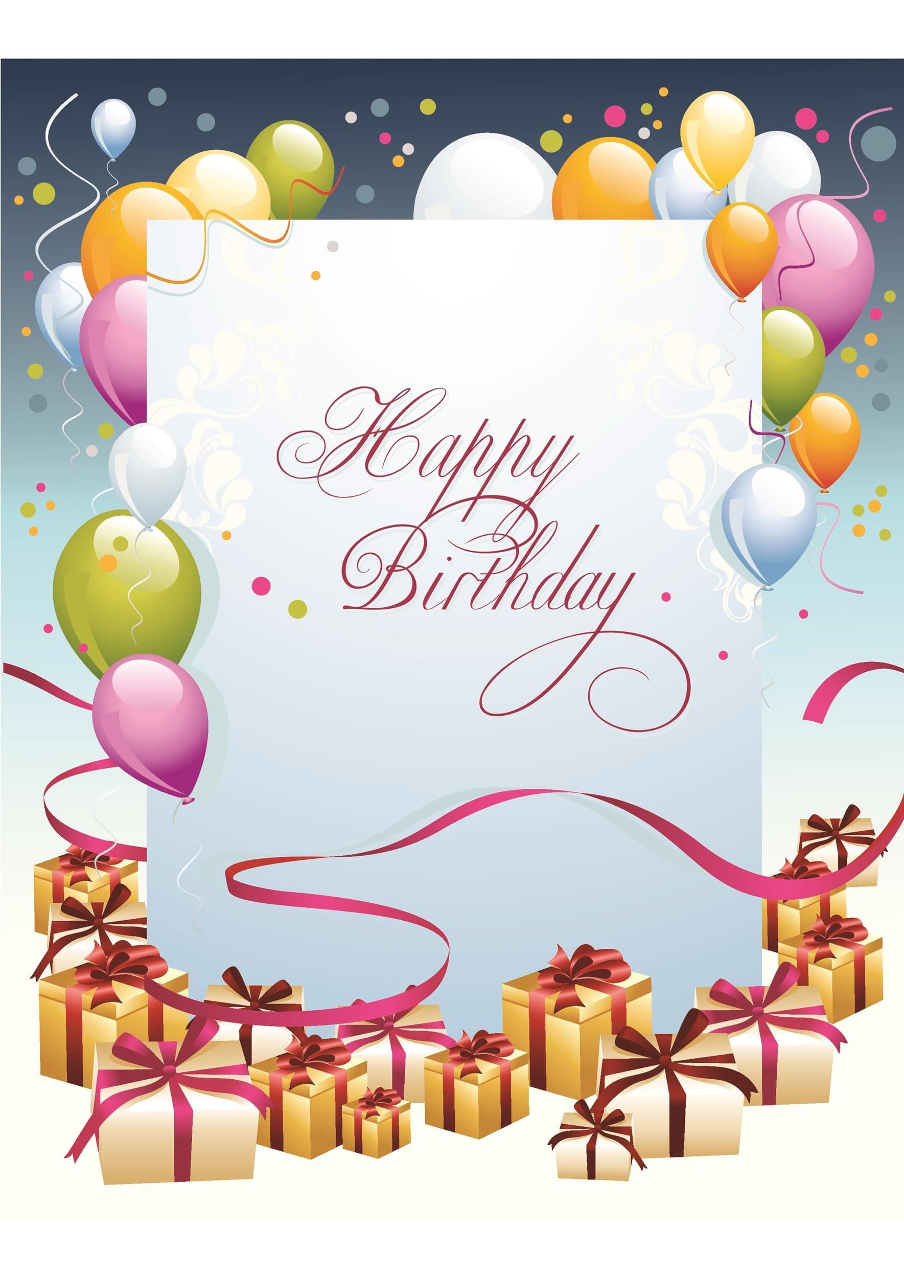 40+ FREE Birthday Card Templates TemplateLab