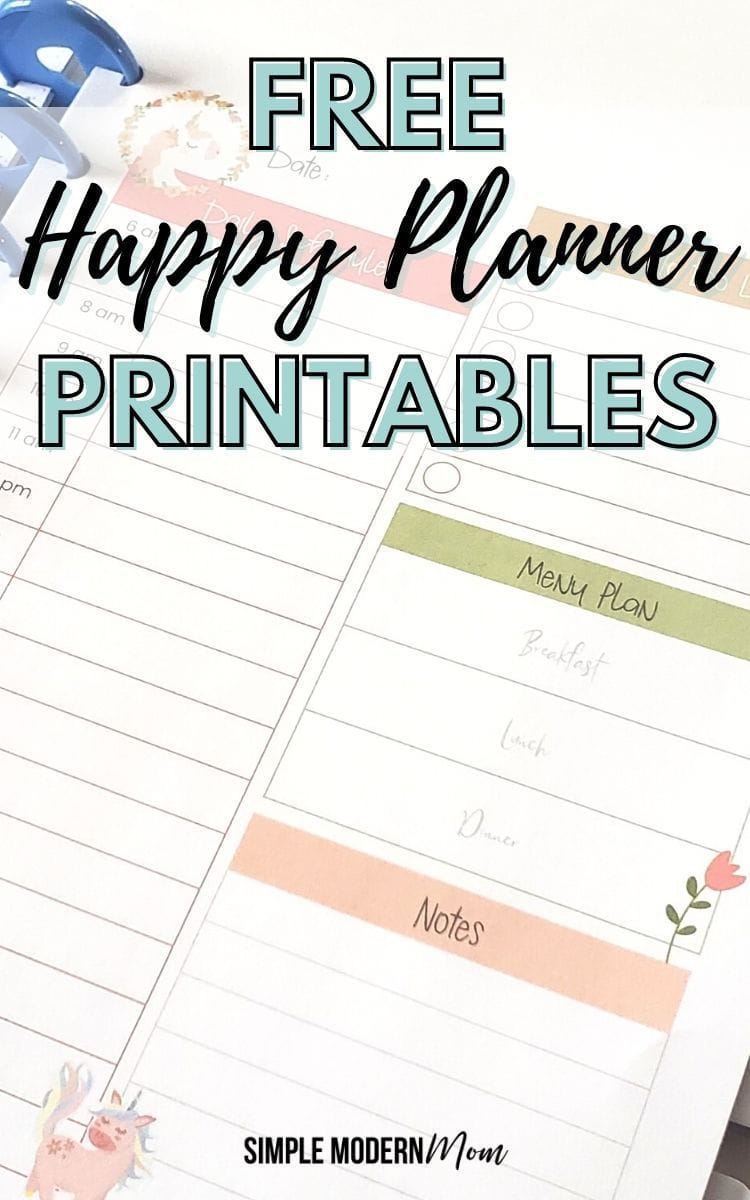 Free Happy Planner Printables